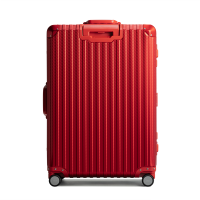 TREVA Aluminum Suitcase Red