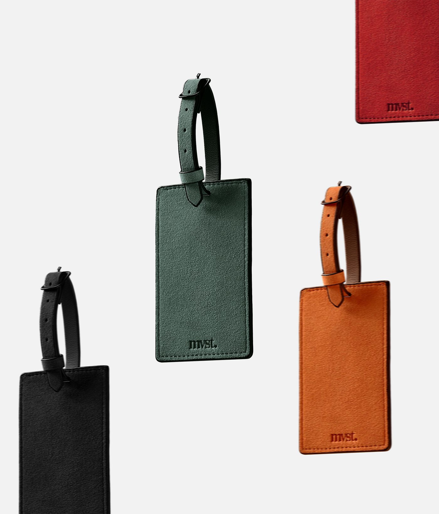 Alcantara Luggage Tag