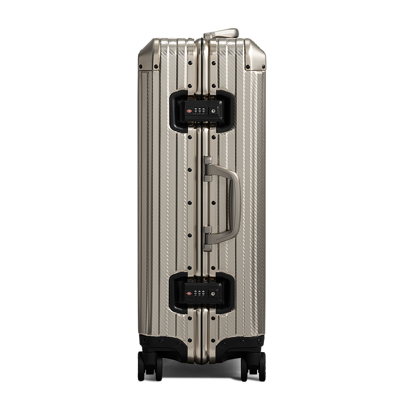 TREVA Aluminum Suitcase Champagne