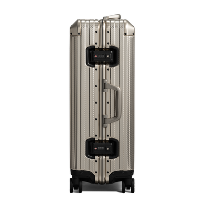 TREVA Aluminum Suitcase Champagne