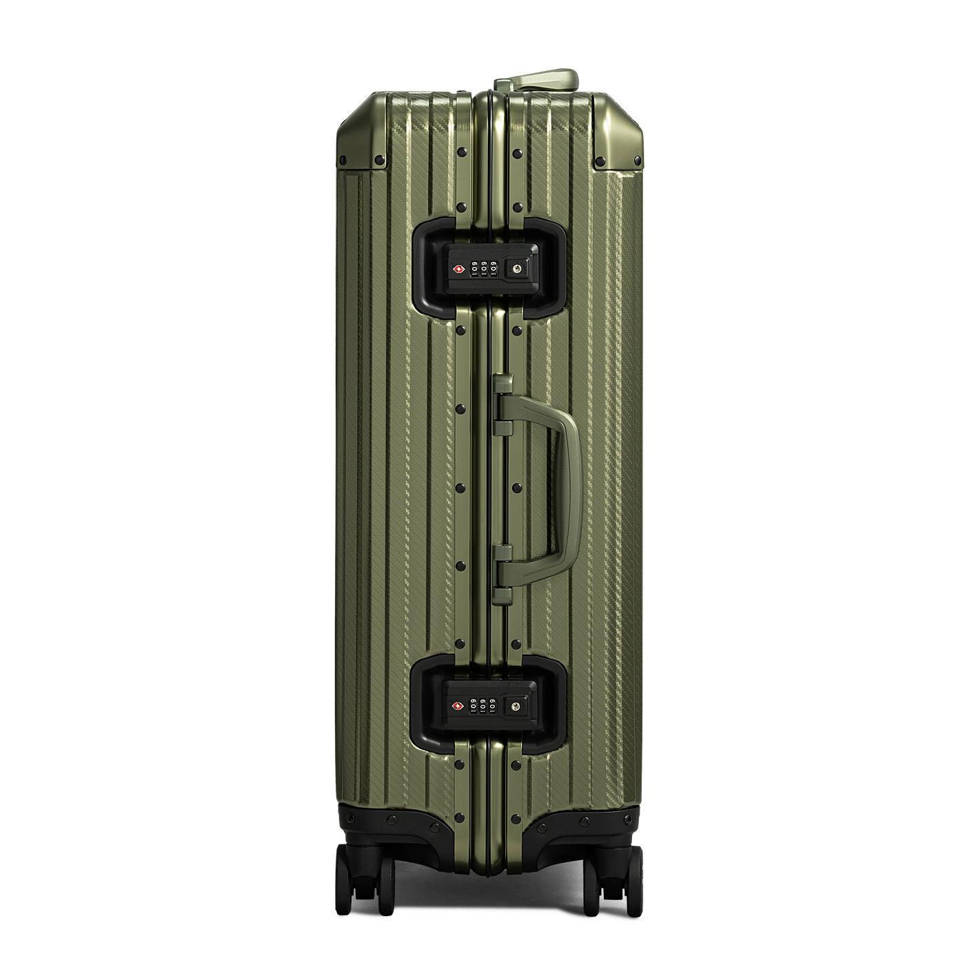 TREVA Aluminum Suitcase Army Green