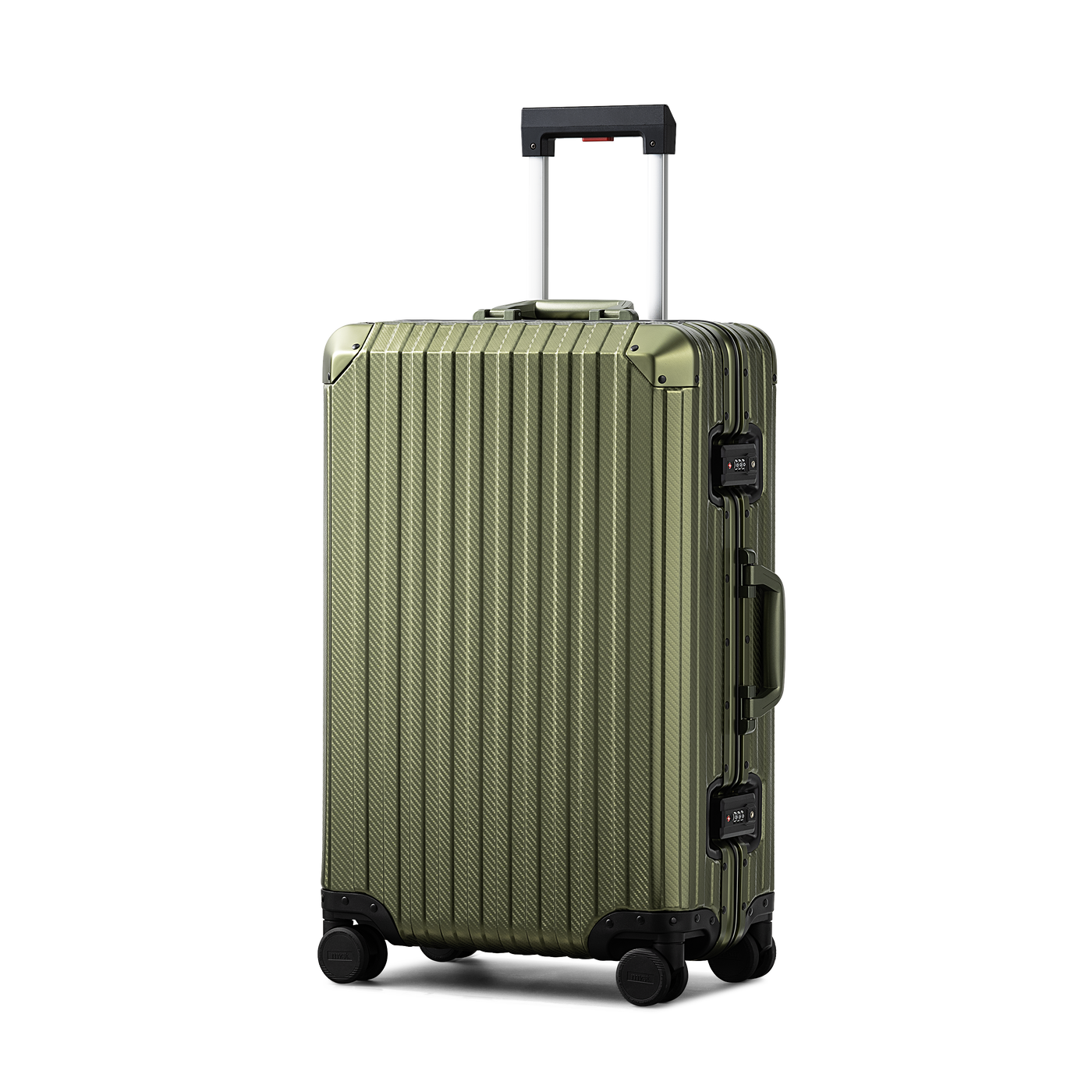 TREVA Aluminum Suitcase Army Green