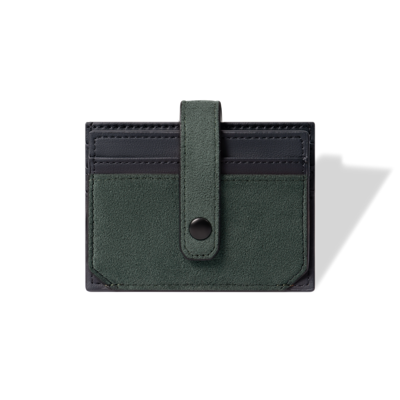 RFID-Blocking Alcantara Slim Wallet MVST#color_green