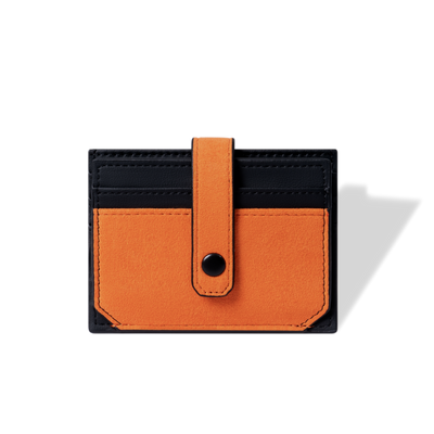 RFID-Blocking Alcantara Slim Wallet MVST#color_orange