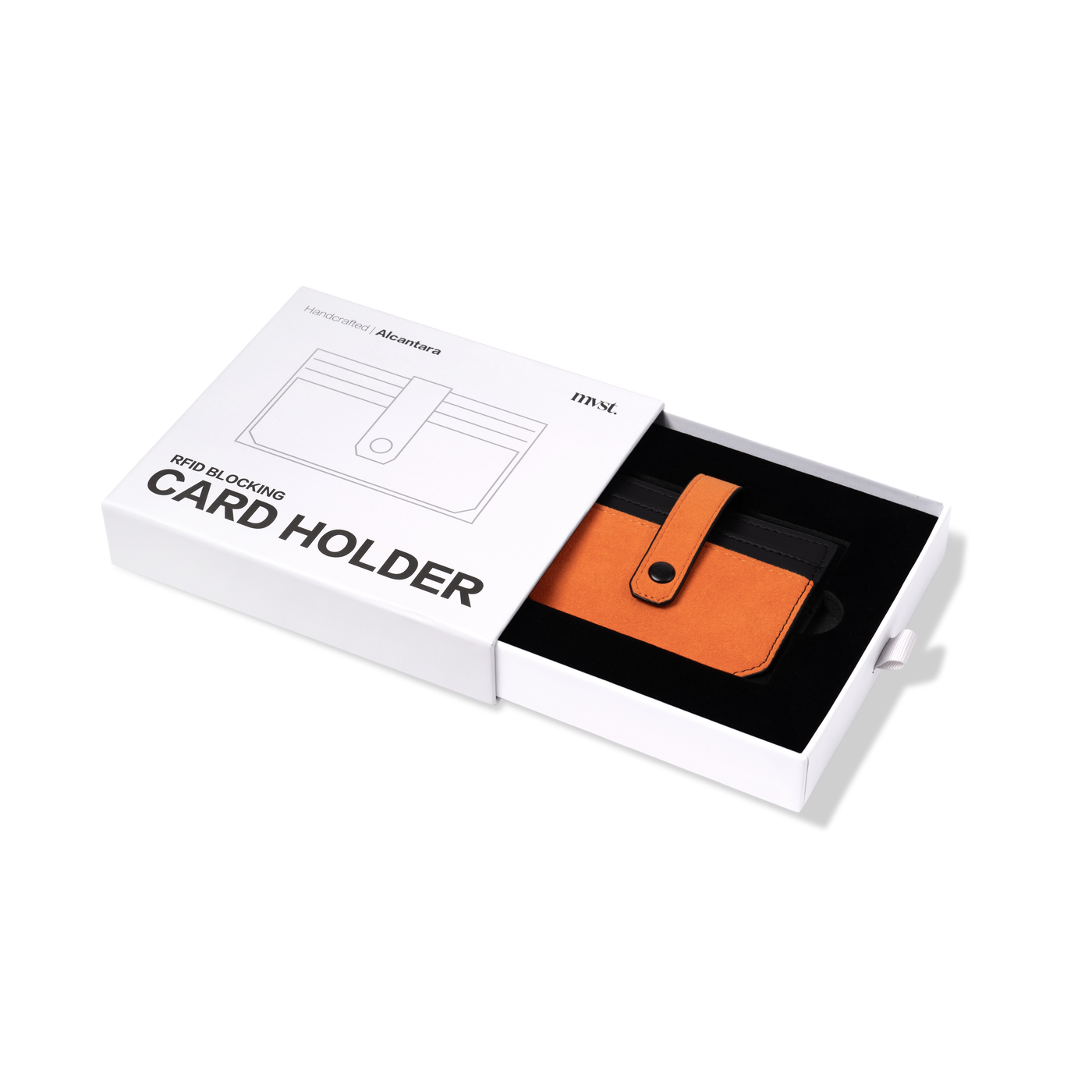 RFID-Blocking Alcantara Slim Wallet