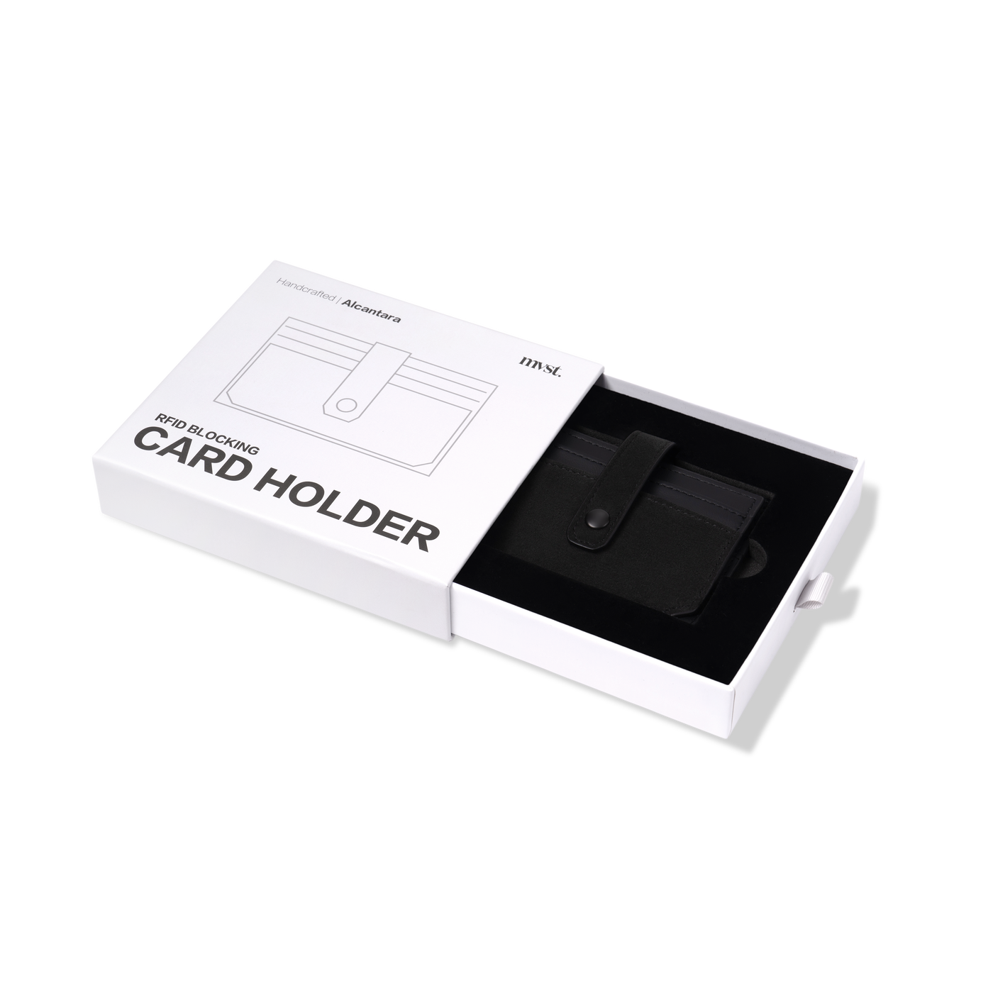 RFID-Blocking Alcantara Slim Wallet