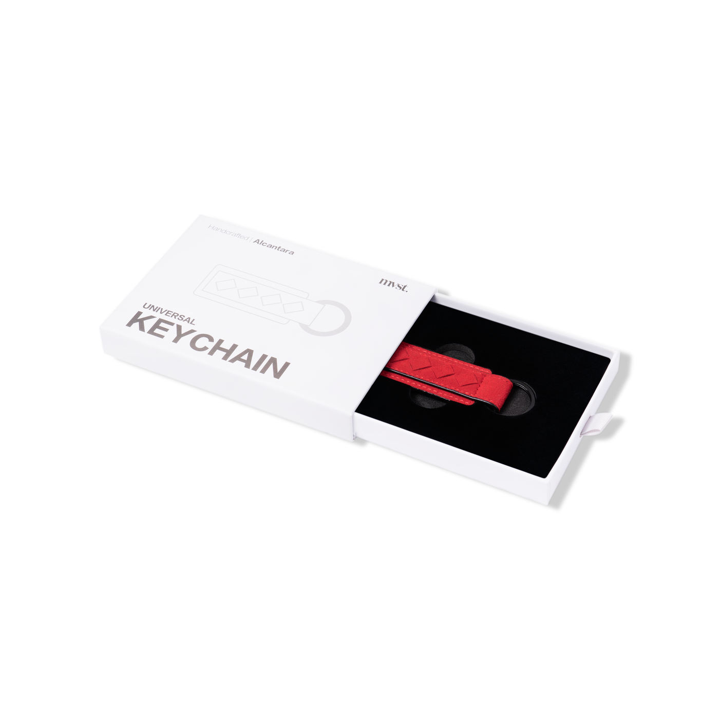 Alcantara Keychain Tag