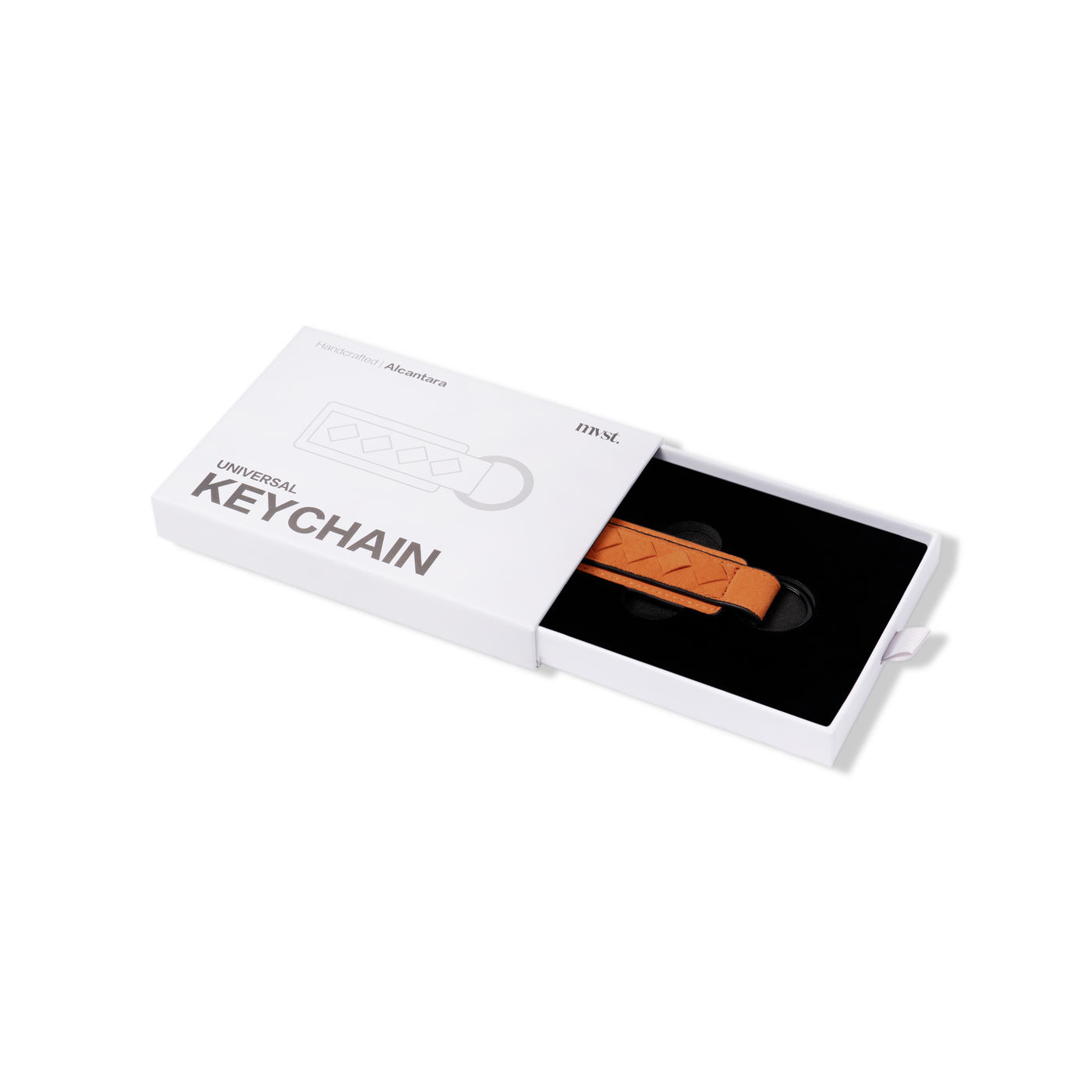 Alcantara Keychain Tag