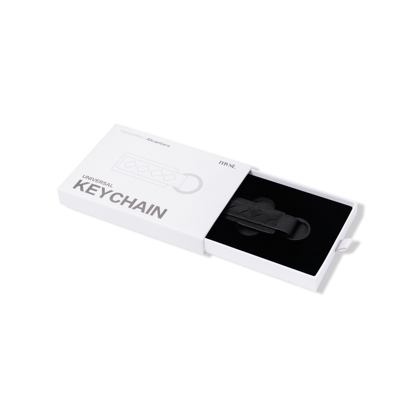 Alcantara Keychain Tag