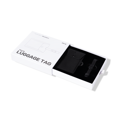 Alcantara Luggage Tag