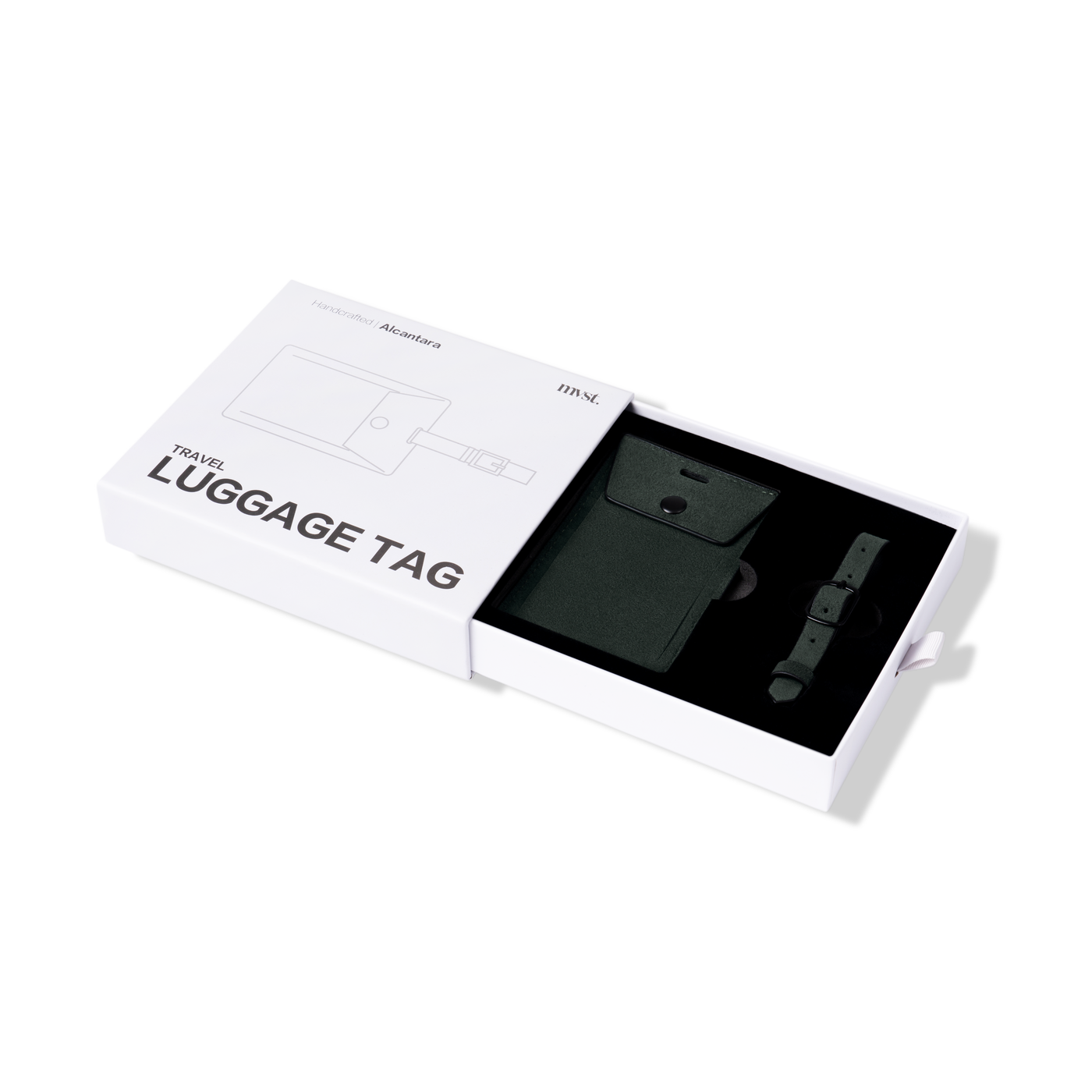 Alcantara Luggage Tag