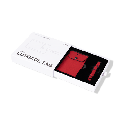 Alcantara Luggage Tag