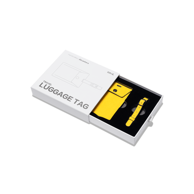 Alcantara Luggage Tag