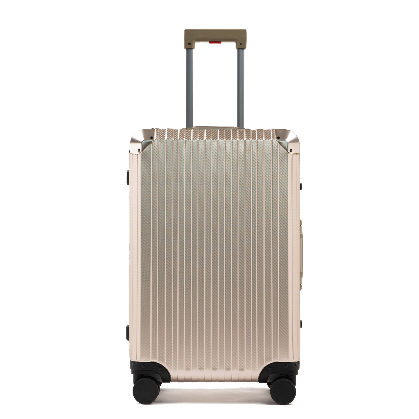 TREK Aluminum Suitcase Champagne