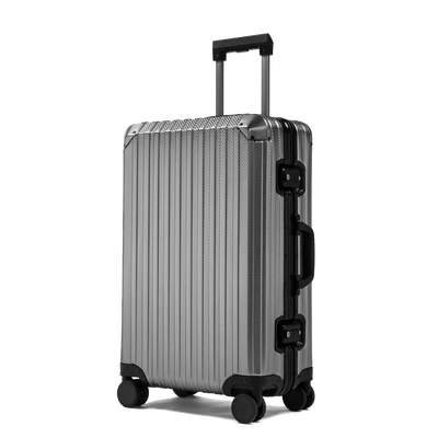 TREK Aluminum Suitcase Gunmetal