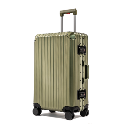 TREK Aluminum Suitcase Army Green