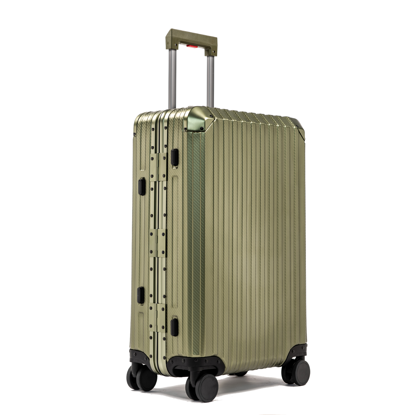 TREK Aluminum Suitcase Army Green