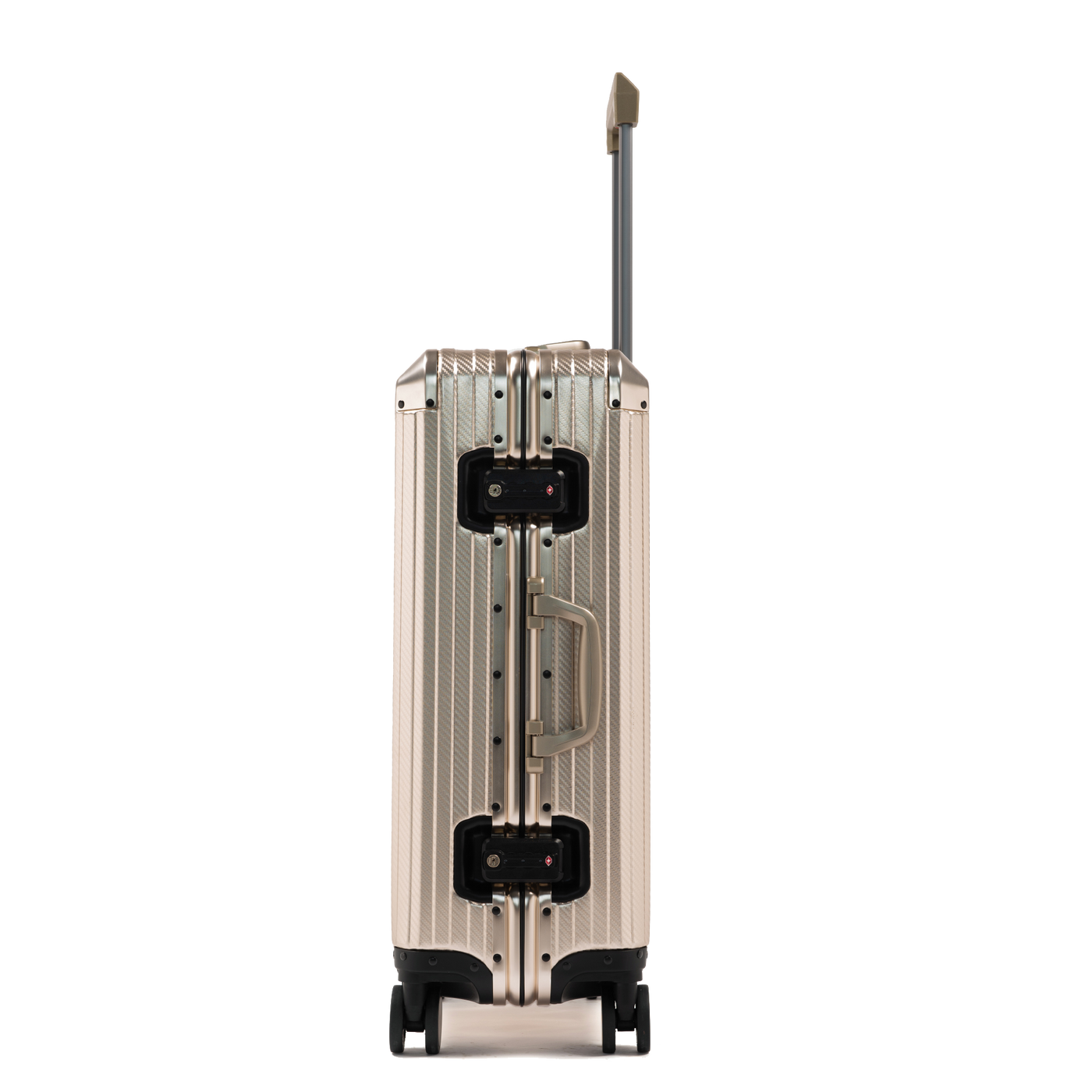 TREK Aluminum Suitcase Champagne