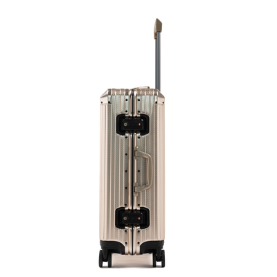 TREK Aluminum Suitcase Champagne