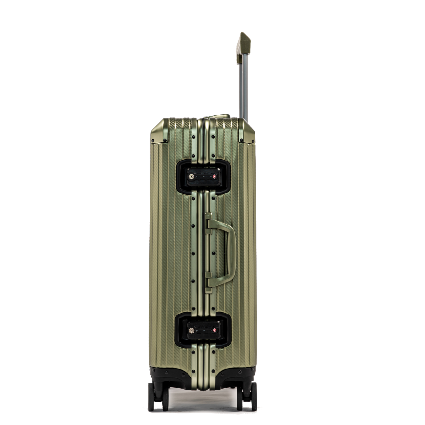 TREK Aluminum Suitcase Army Green