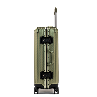 TREK Aluminum Suitcase Army Green