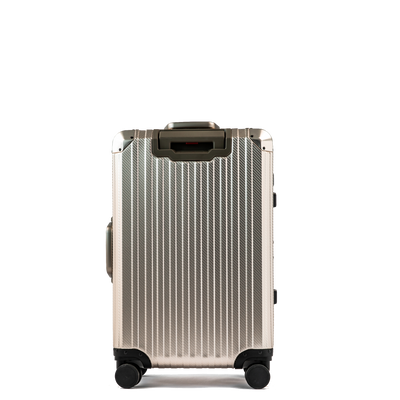 TREK Aluminum Suitcase Champagne