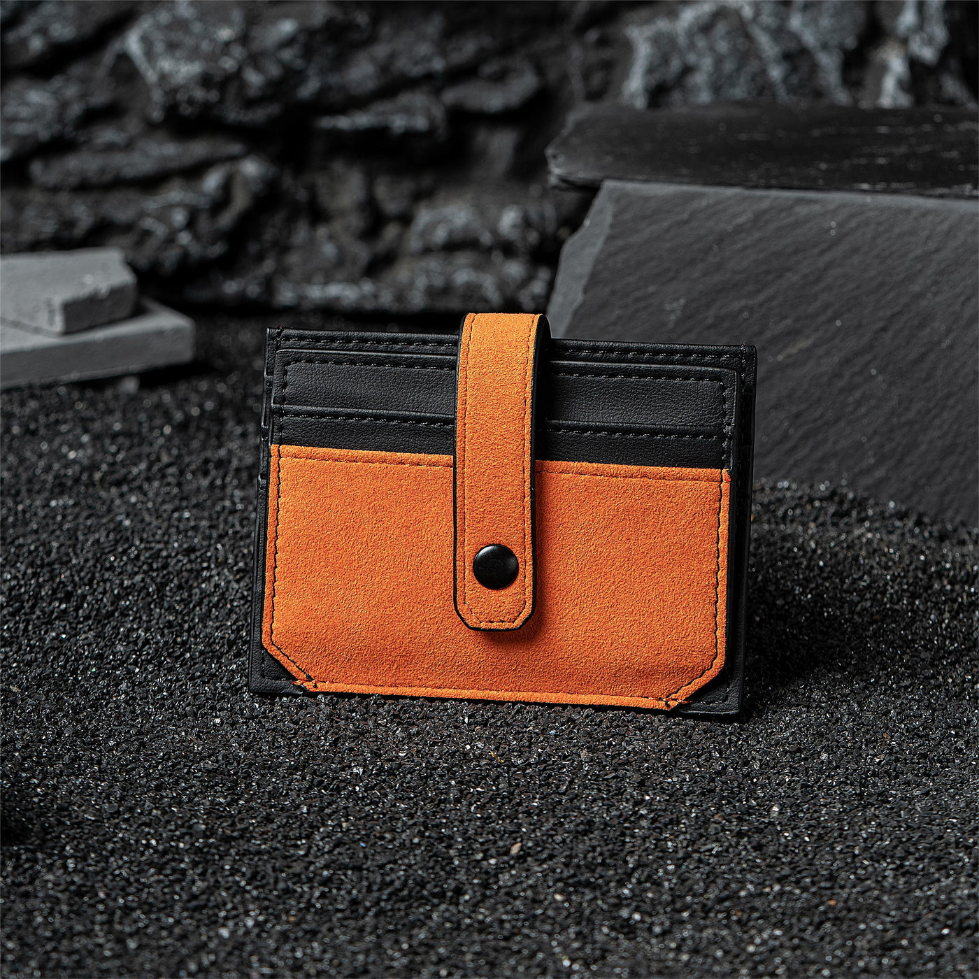 RFID-Blocking Alcantara Slim Wallet
