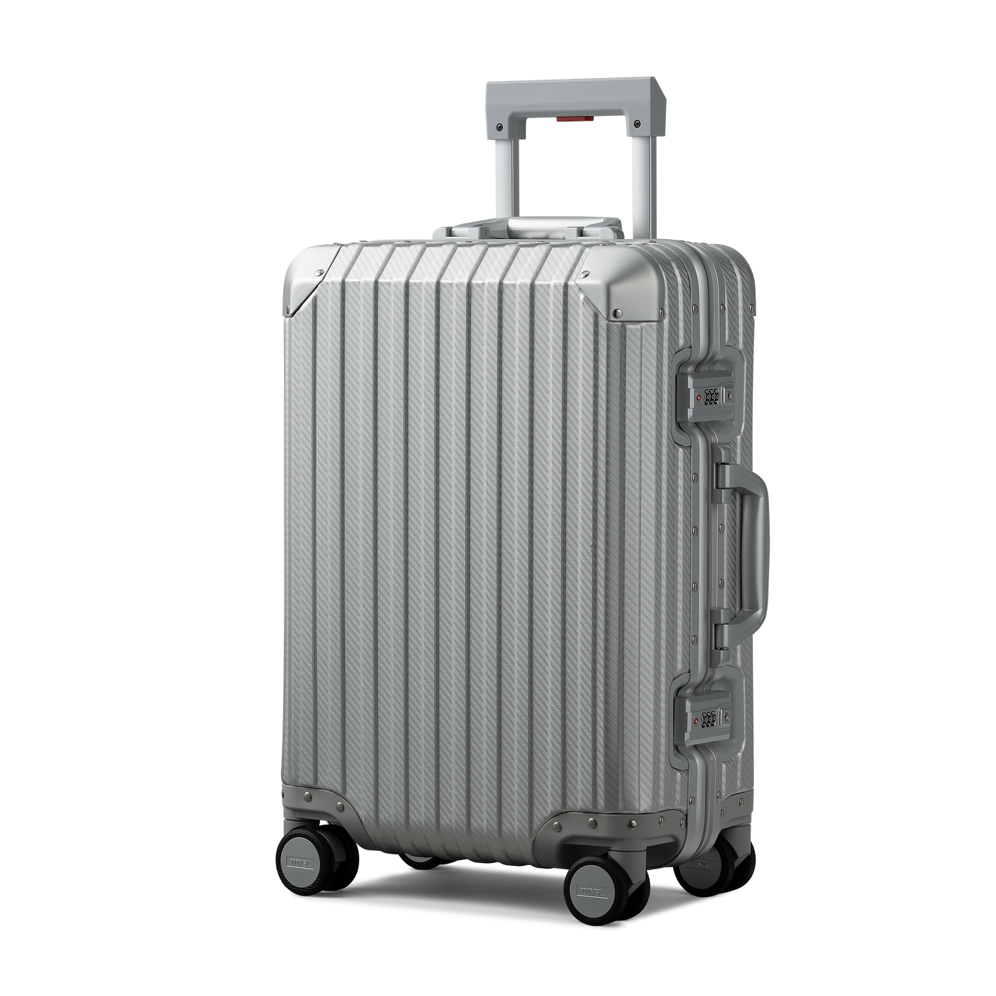 TREVA Aluminum Suitcase Silver