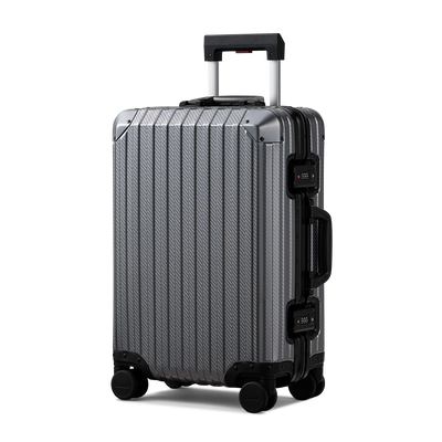 TREVA Aluminum Suitcase Gunmetal