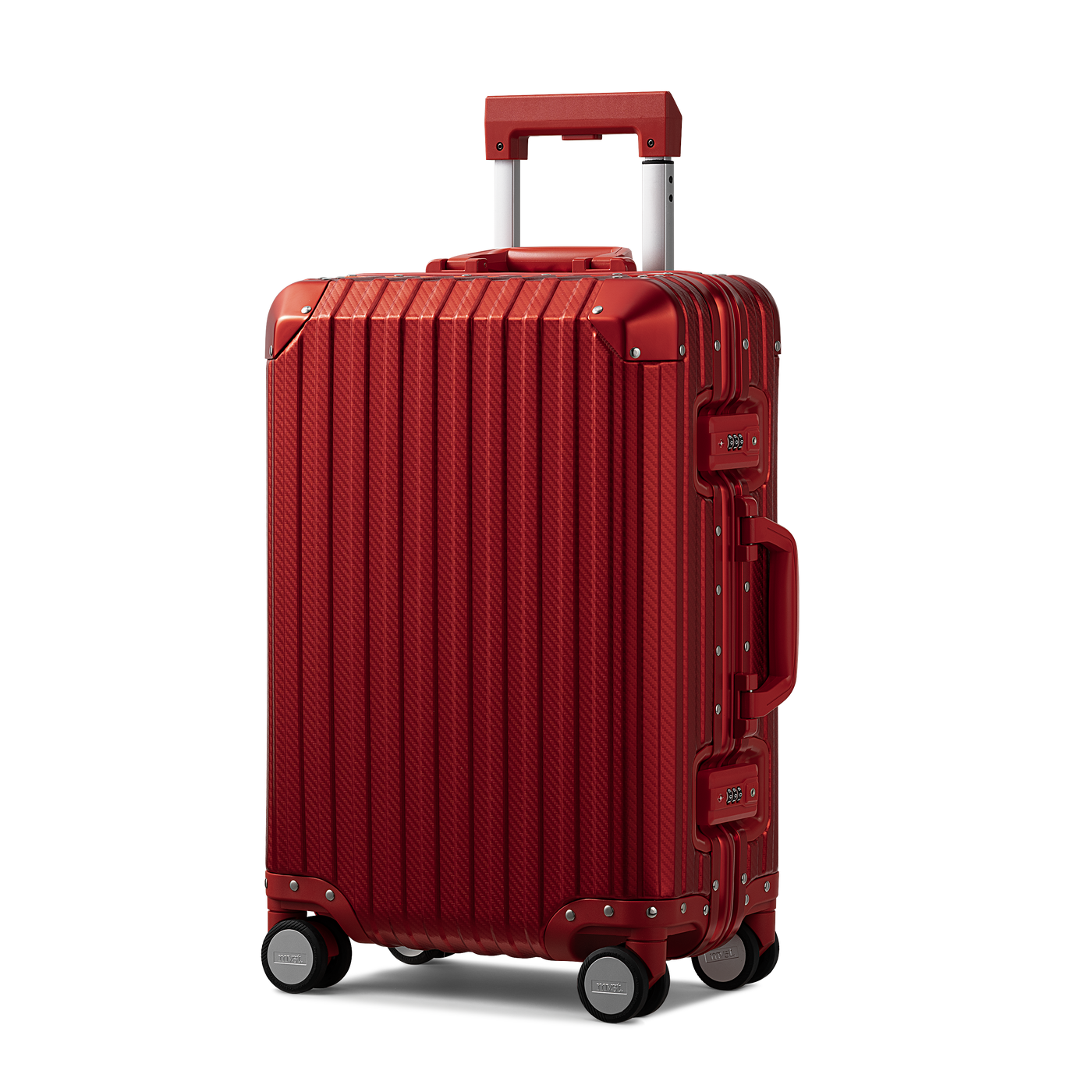 TREVA Aluminum Suitcase Red