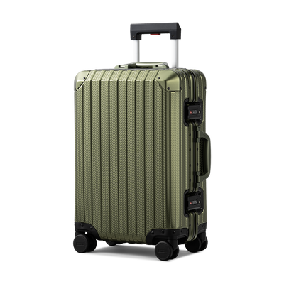 TREVA Aluminum Suitcase Army Green