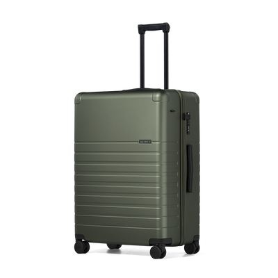 Essential Collection Suitcase Dark Olive Metallic