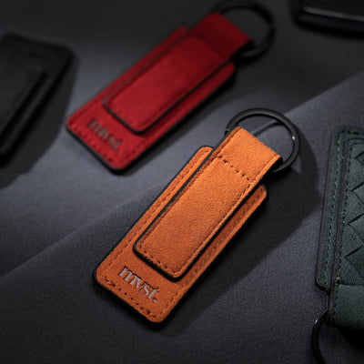 Alcantara Keychain Tag