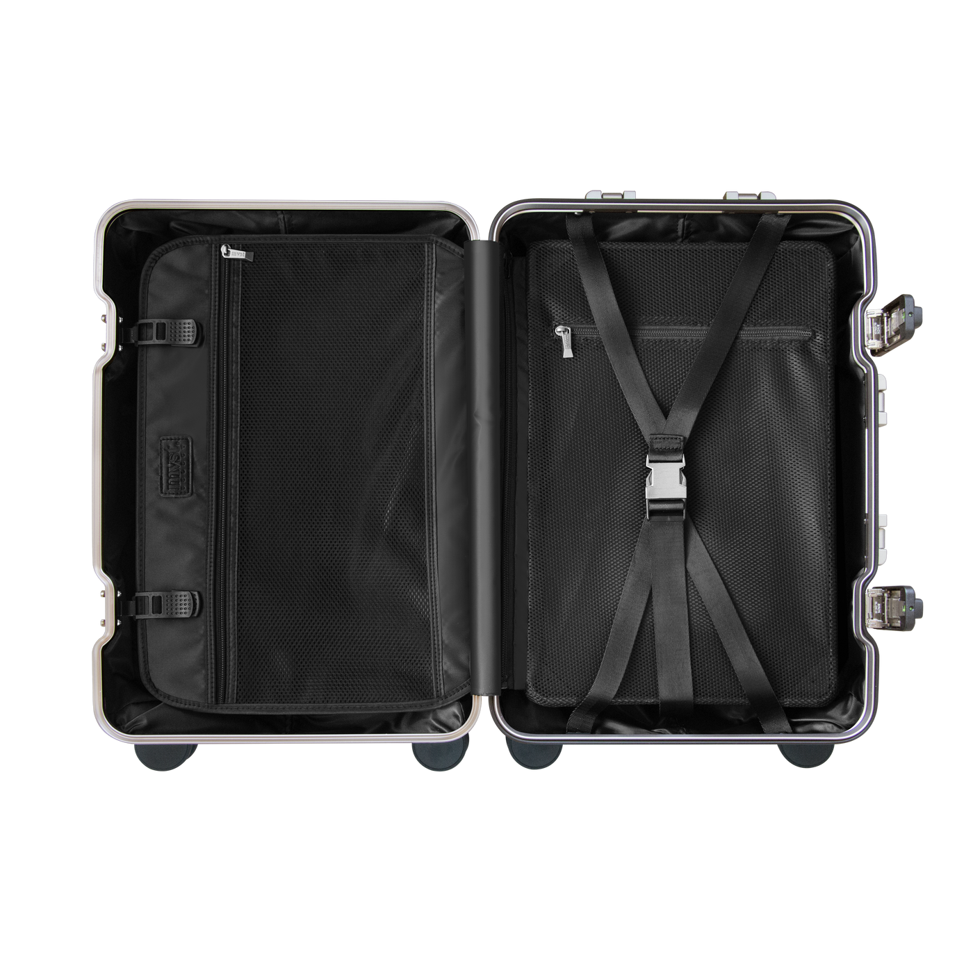 TREK Aluminum Suitcase Champagne