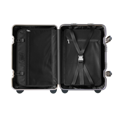 TREK Aluminum Suitcase Champagne
