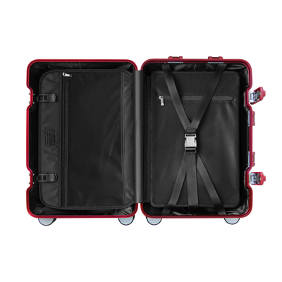 TREVA Aluminum Suitcase Red