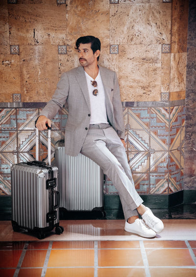 TREK Aluminum Suitcase Gunmetal