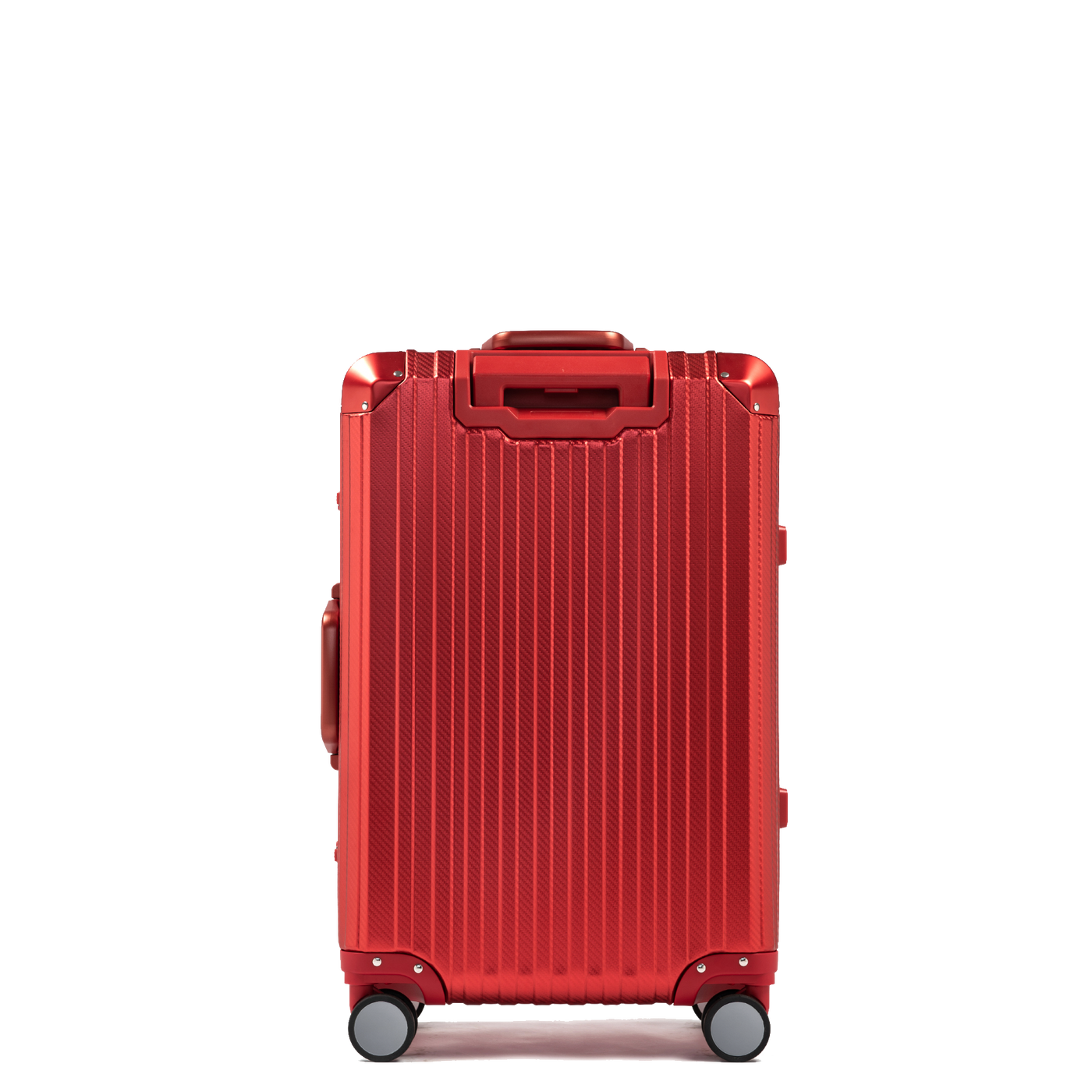TREK Aluminum Suitcase Red