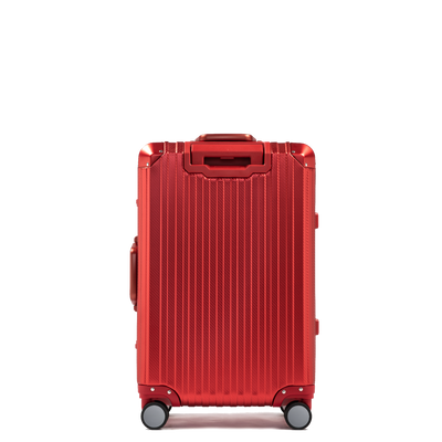 TREK Aluminum Suitcase Red
