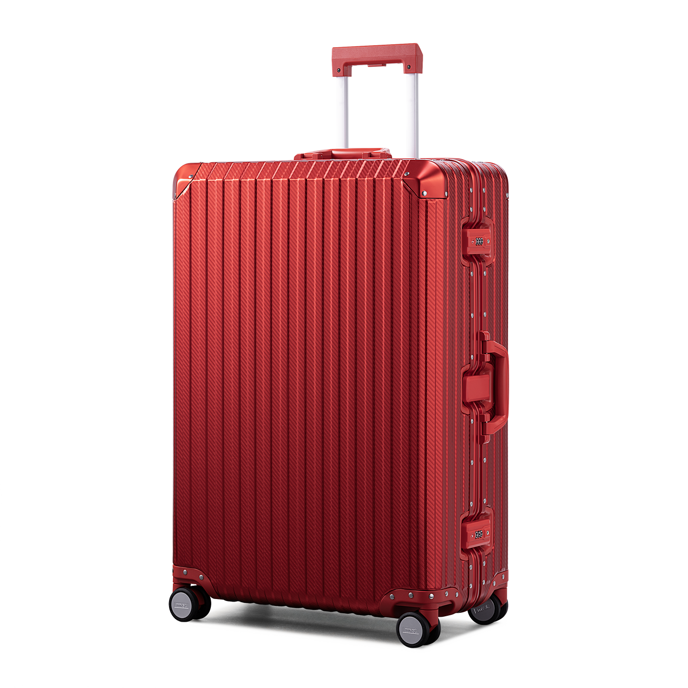 TREVA Aluminum Suitcase Red
