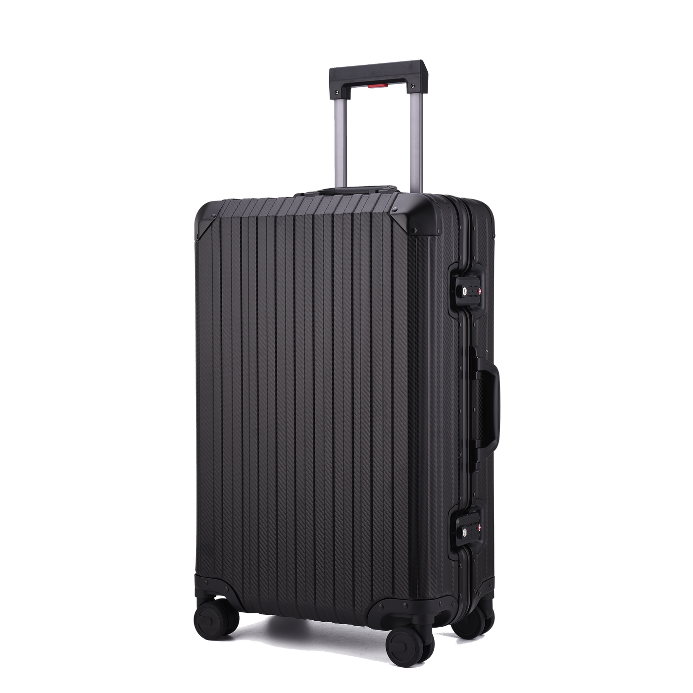 TREK Aluminum Suitcase Black