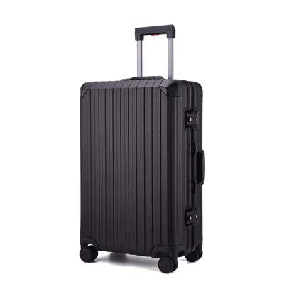 TREK Aluminum Suitcase Black