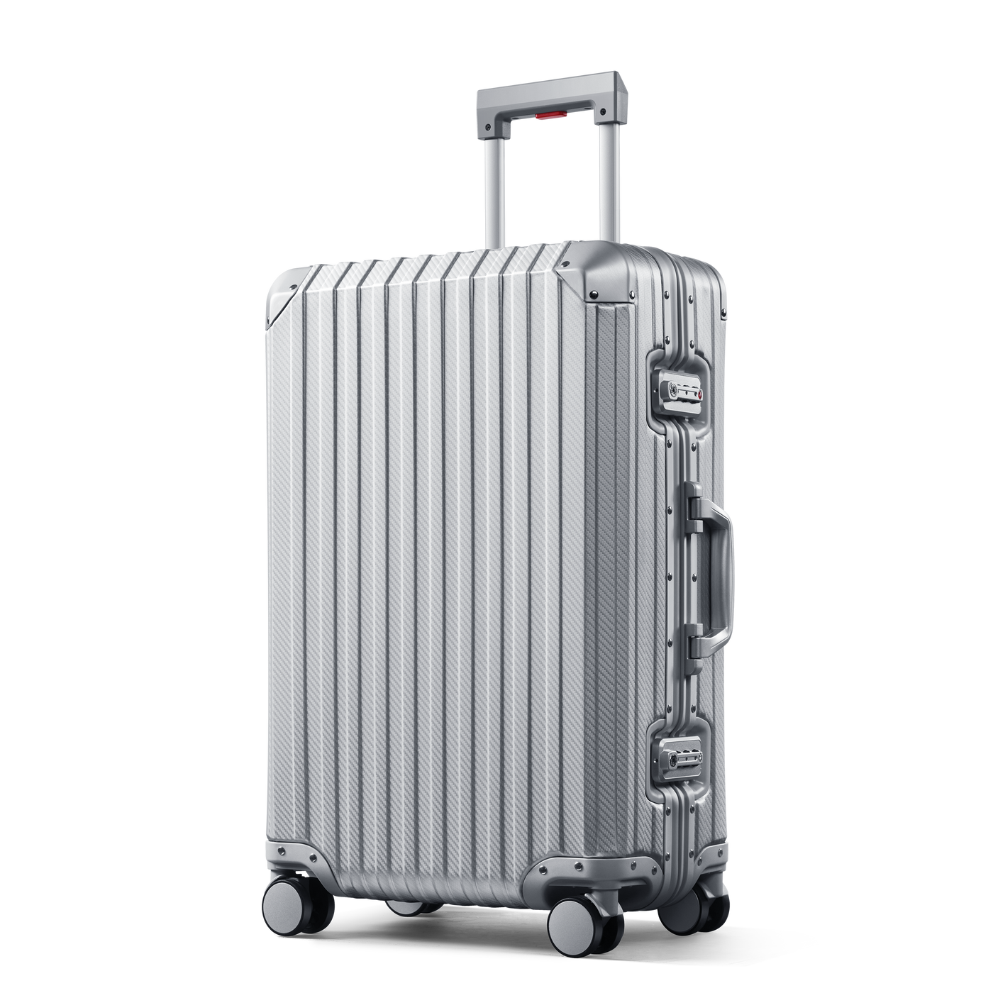 TREK Aluminum Suitcase Silver