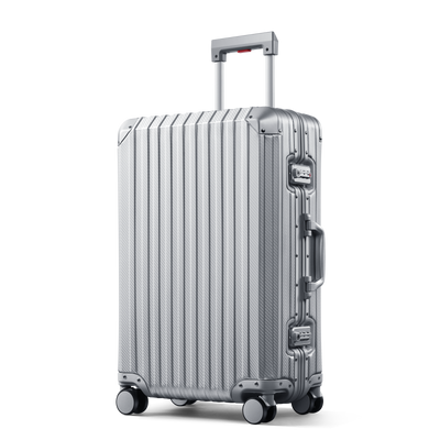 TREK Aluminum Suitcase Silver