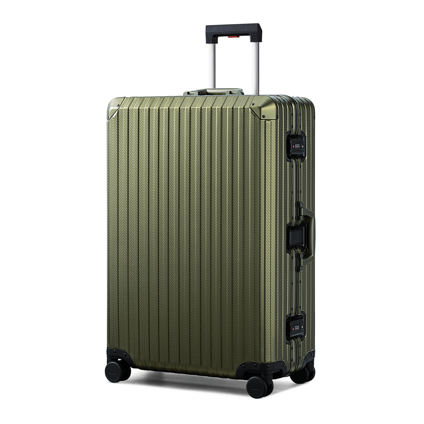 TREVA Aluminum Suitcase Army Green