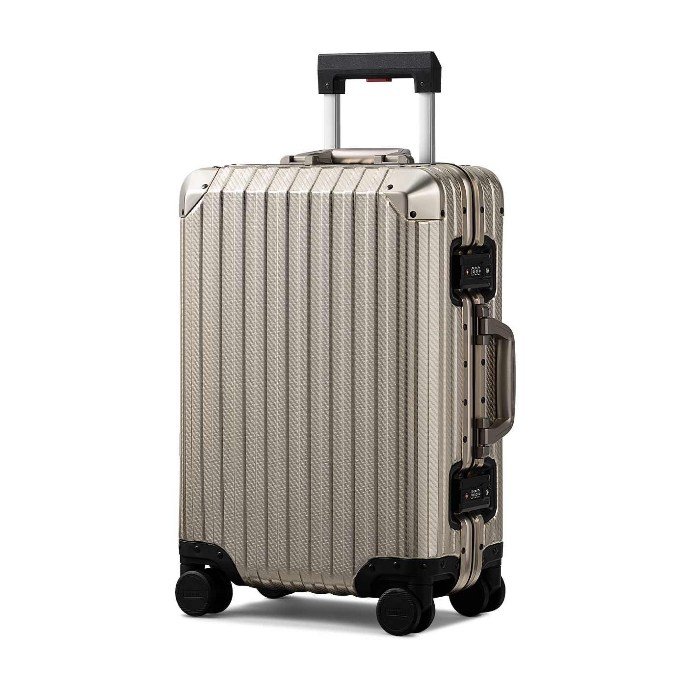 TREVA Aluminum Suitcase Champagne