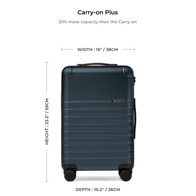 Essential Collection Suitcase Navy Blue MVST#size_Carry-On Plus