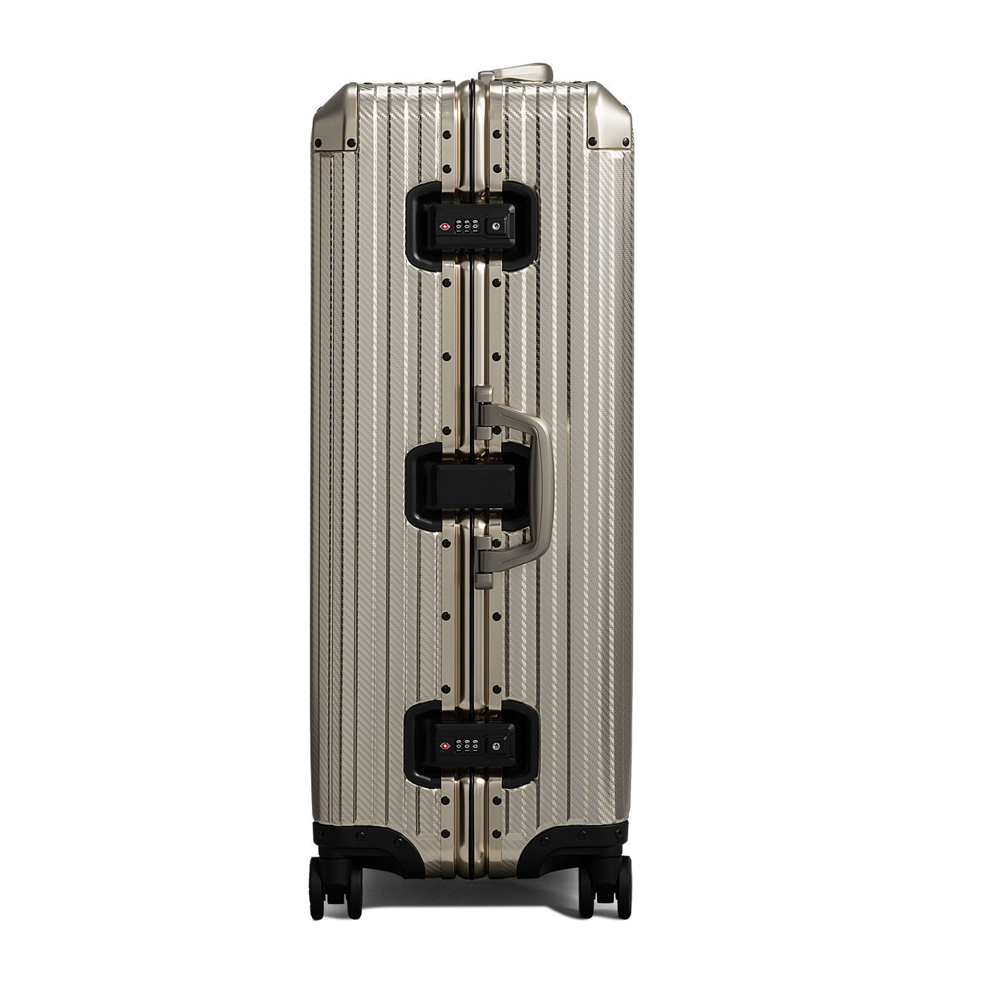 TREVA Aluminum Suitcase Champagne