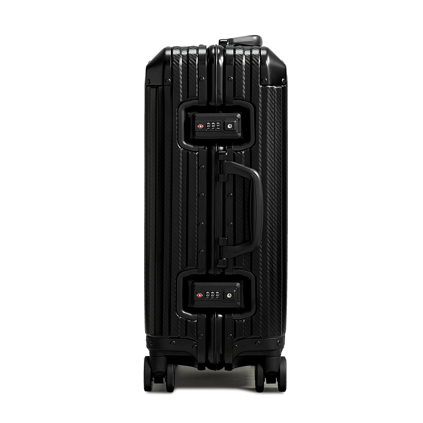 TREVA Aluminum Suitcase Black