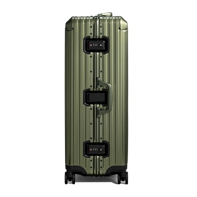 TREVA Aluminum Suitcase Army Green